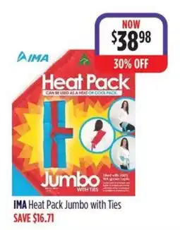 Wizard Pharmacy IMA Heat Pack Jumbo with Ties offer