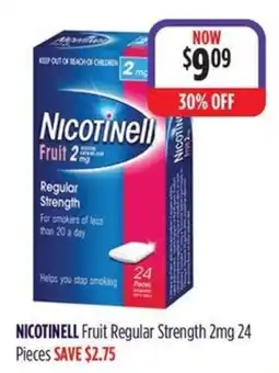 Wizard Pharmacy NICOTINELL Fruit Regular Strength offer