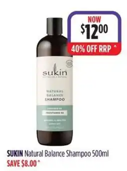 Wizard Pharmacy SUKIN Natural Balance Shampoo offer