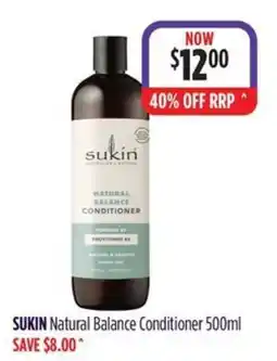 Wizard Pharmacy SUKIN Natural Balance Conditioner offer