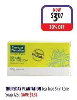 Wizard Pharmacy THURSDAY PLANTATION Tea Tree Skin Care Soap offer