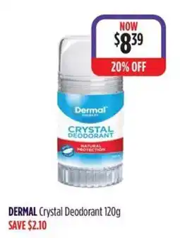 Wizard Pharmacy DERMAL Crystal Deodorant offer