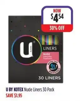 Wizard Pharmacy U BY KOTEX Nude Liners offer