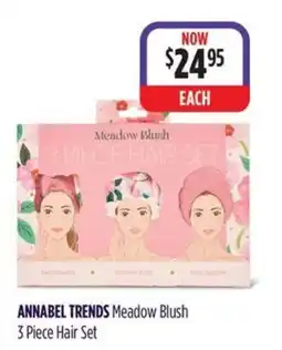 Wizard Pharmacy ANNABEL TRENDS Meadow Blush 3 Piece Hair Set offer