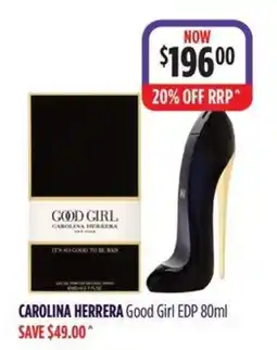 Wizard Pharmacy CAROLINA HERRERA Good Girl EDP offer