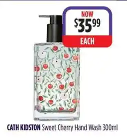 Wizard Pharmacy CATH KIDSTON Sweet Cherry Hand Wash offer