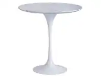 LivingStyles Replica Tulip Marble Top Round Side Table offer