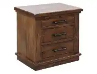LivingStyles Artemis Pine Timber Bedside Table offer