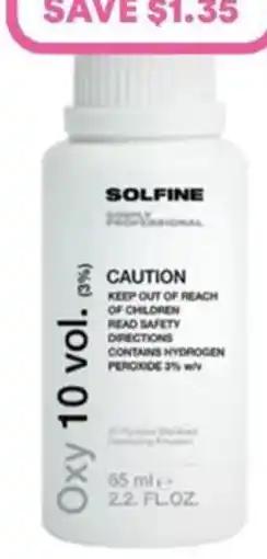 Priceline Solfine crema colour oxy a developer for semi permanent colour offer
