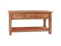 LivingStyles Cooper Mountain Ash Timber 3 Drawer Hall Table offer