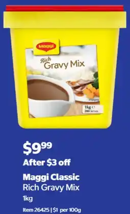 Costco Maggi Classic Rich Gravy Mix offer