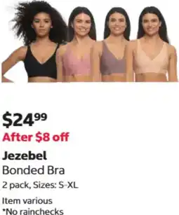 Costco Jezebel Bonded Bra offer