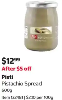 Costco Pisti Pistachio Spread offer