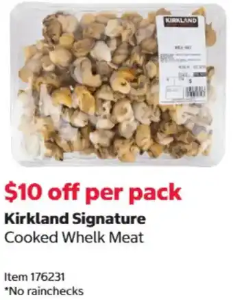 Kirkland Signature Cooked Whelk Meat