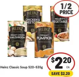 IGA Heinz Classic Soup offer