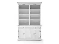 LivingStyles Provence Mahogany Timber Hutch Cabinet offer