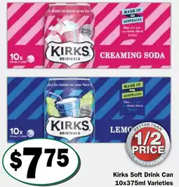 Friendly Grocer Kirks Soft Drink Can offer