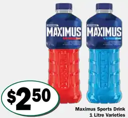 Friendly Grocer Maximus Sports Drink offer