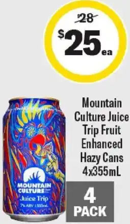 Liquorland Mountain Culture Juice Trip Fruit Enhanced Hazy Cans x offer
