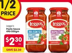 Spar Leggo's Pasta Sauce offer
