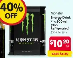 Spar Monster Energy Drink offer