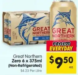Spar Great Northern Zero offer