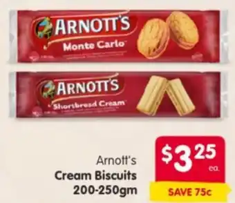 Spar Arnott's Cream Biscuits offer
