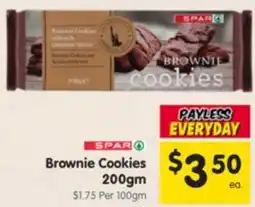 Spar Brownie Cookies offer