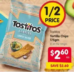 Spar Tostitos Tortilla Chips offer