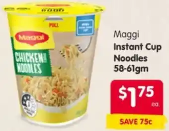 Spar Maggi Instant Cup Noodles offer