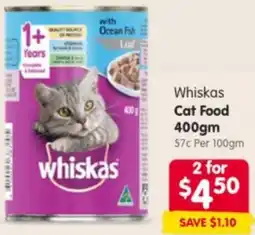 Spar Whiskas Cat Food offer