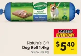Spar Nature's Gift Dog Roll offer