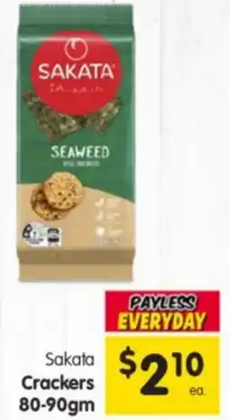 Spar Sakata Crackers offer