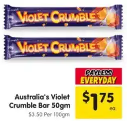 Spar Australia's Violet Crumble Bar offer
