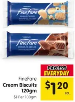 Spar FineFare Cream Biscuits offer