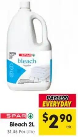 Spar Bleach offer