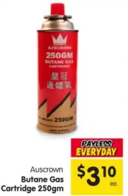 Spar Auscrown Butane Gas Cartridge offer