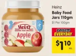 Spar Heinz Baby Food Jars offer