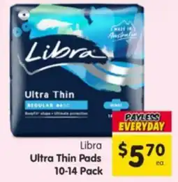 Spar Libra Ultra Thin Pads offer
