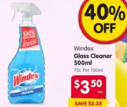 Spar Windex Glass Cleaner offer