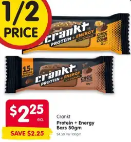 Spar Crankt Protein + Energy Bars offer
