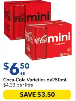 Ritchies Coca-Cola Varieties offer