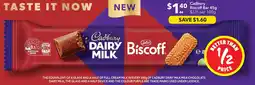 Ritchies Cadbury 40 Biscoff Bar offer