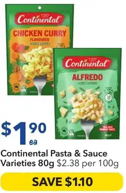 Ritchies Continental Pasta & Sauce offer