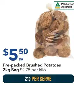 Ritchies Pre-packed Brushed Potatoes Bag offer