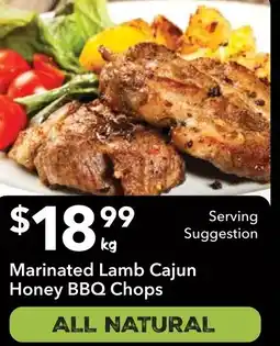 Ritchies Marinated Lamb Cajun Honey BBQ Chops offer
