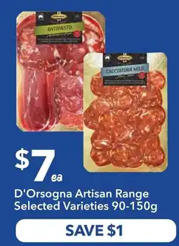 Ritchies D'Orsogna Artisan Range Selected Varieties offer