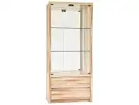 LivingStyles Valerie 2Door 2 Drawer Display Cabinet, Cypress offer