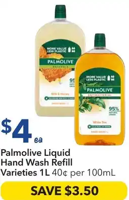 Ritchies Palmolive Liquid Hand Wash Refill Varieties offer