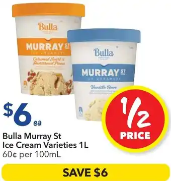 Ritchies Bulla Murray St Ice Cream Varieties offer